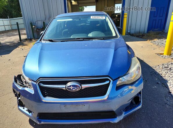 JF1GPAA63G8200522 2016 SUBARU IMPREZA Blue Вид спереду
