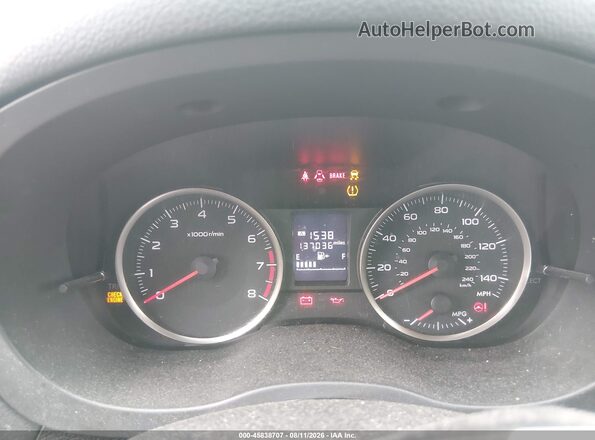 JF1GPAA63GG208237 2016 SUBARU IMPREZA Red Вид задніх сидінь