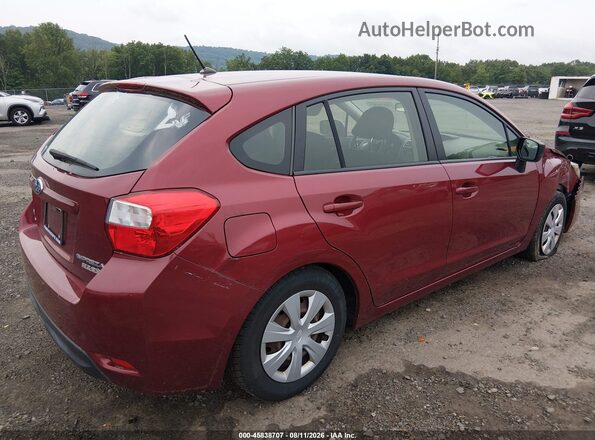 JF1GPAA63GG208237 2016 SUBARU IMPREZA Red Задня права чверть