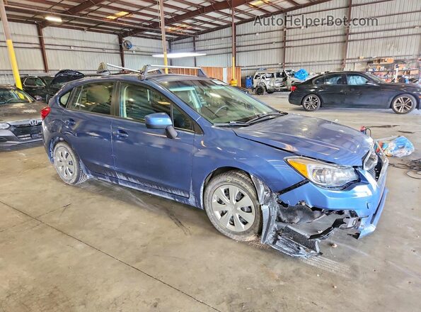 JF1GPAA64G8319602 2016 SUBARU IMPREZA Blue Առջևի աջ