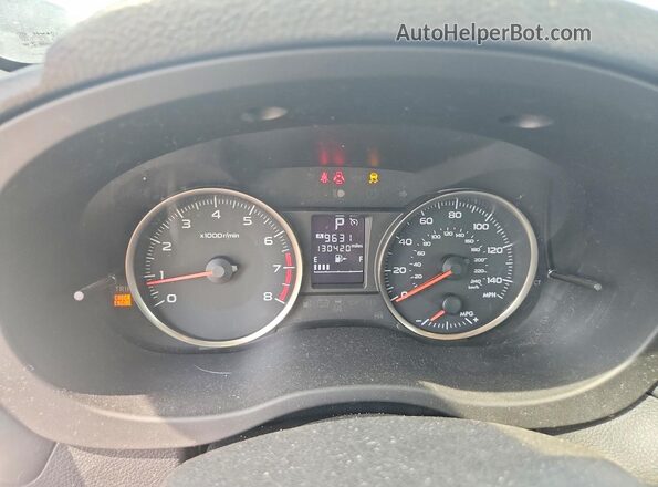 JF1GPAA65G8329717 2016 SUBARU IMPREZA Charcoal Սարքավորումների վահանակի տեսք