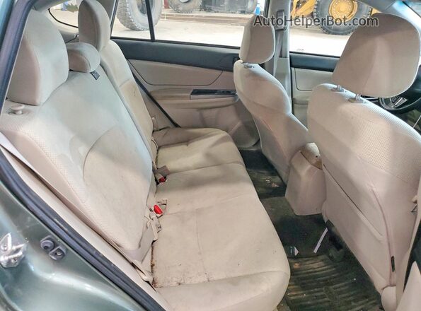 JF1GPAA68GH267343 2016 SUBARU IMPREZA Green Rear seats view