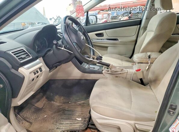 JF1GPAA68GH267343 2016 SUBARU IMPREZA Green Front interior view