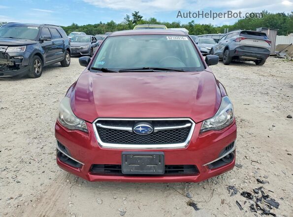 JF1GPAA69G8334080 2016 SUBARU IMPREZA Red Դիմացի տեսք