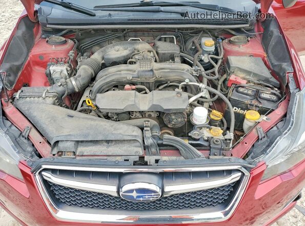 JF1GPAA69G8334080 2016 SUBARU IMPREZA Red Սալոնի հետևի տեսք