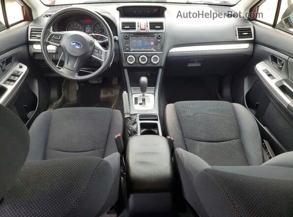 JF1GPAA69G8334080 2016 SUBARU IMPREZA Red Առջևի վահանակի տեսք