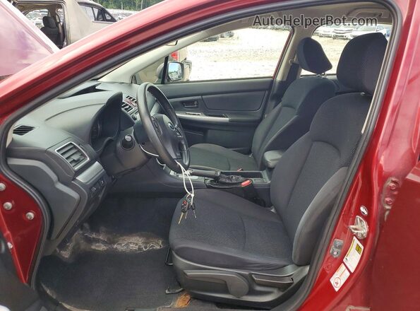 JF1GPAA69G8334080 2016 SUBARU IMPREZA Red Սալոնի դիմացի տեսք