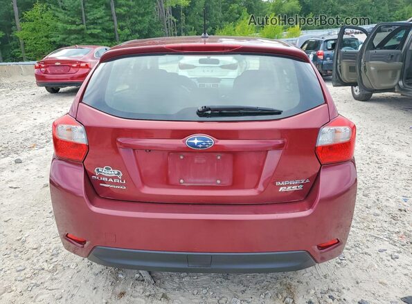 JF1GPAA69G8334080 2016 SUBARU IMPREZA Red Հետևի տեսք