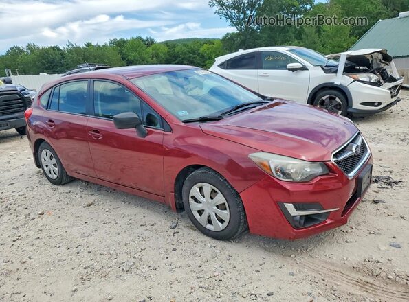 JF1GPAA69G8334080 2016 SUBARU IMPREZA Red Առջևի աջ