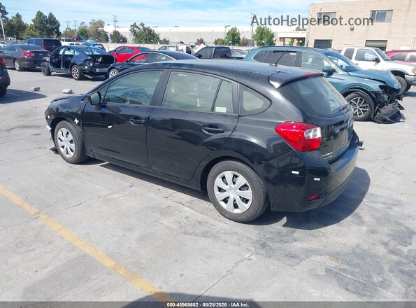 JF1GPAA6XGH311049 2016 SUBARU IMPREZA Black Rear left