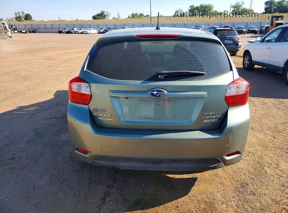 JF1GPAB64GH320585 2016 SUBARU IMPREZA Green Հետևի տեսք