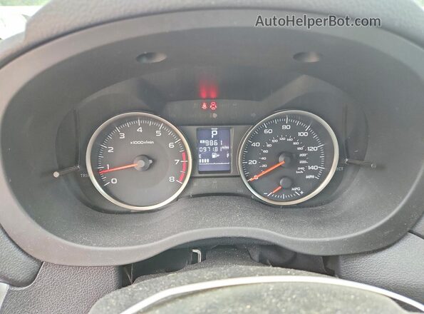 JF1GPAB67G8223915 2016 SUBARU IMPREZA Red Вид щитка приладів