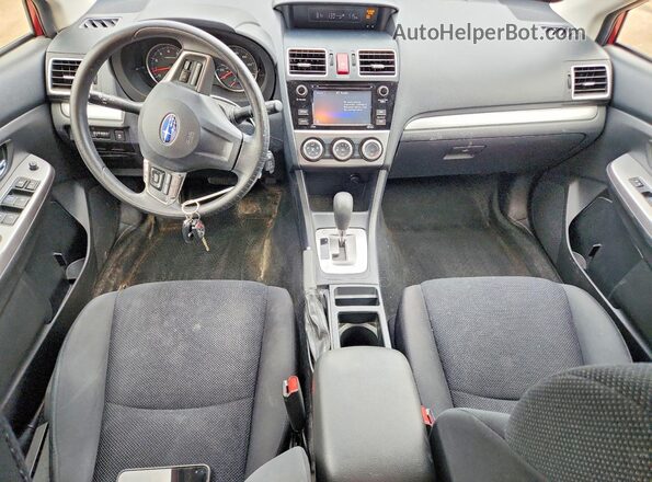 JF1GPAB67G8223915 2016 SUBARU IMPREZA Red Вид панелі приладів
