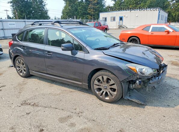 JF1GPAP61G8272942 2016 SUBARU IMPREZA Серый Передняя правая четверть