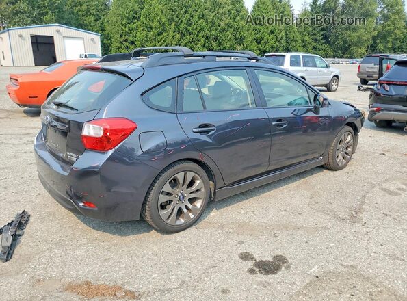 JF1GPAP61G8272942 2016 SUBARU IMPREZA Серый Задняя правая четверть
