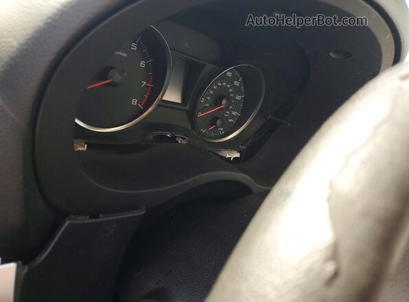 JF1GPAP61GH303039 2016 SUBARU IMPREZA Silver Instrument cluster view