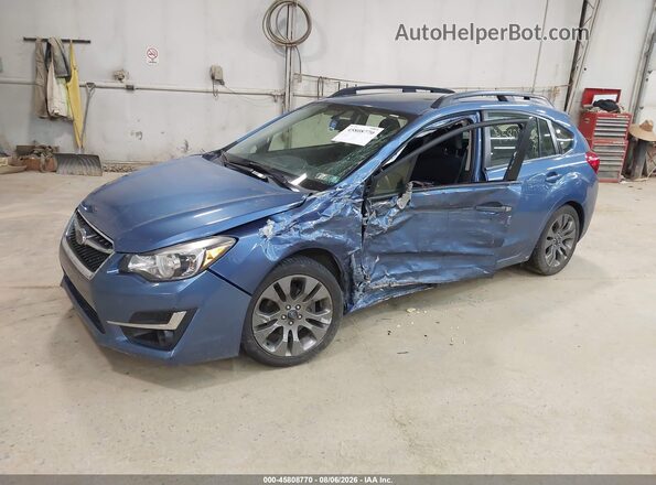 JF1GPAP62G8222860 2016 SUBARU IMPREZA Blue Front left
