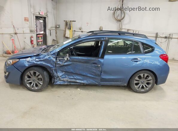 JF1GPAP62G8222860 2016 SUBARU IMPREZA Blue Rear interior view