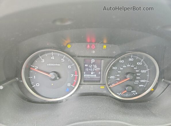 JF1GPAP62G8249492 2016 SUBARU IMPREZA Silver Вид щитка приладів