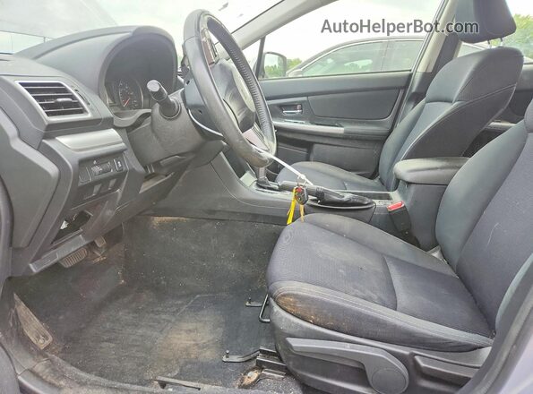 JF1GPAP62G8249492 2016 SUBARU IMPREZA Silver Вид салону спереду