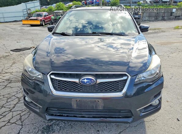 JF1GPAP62GH214645 2016 SUBARU IMPREZA Black Widok z przodu