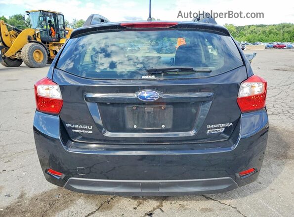 JF1GPAP62GH214645 2016 SUBARU IMPREZA Black Widok z tyłu