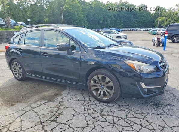 JF1GPAP62GH214645 2016 SUBARU IMPREZA Black Przód prawy