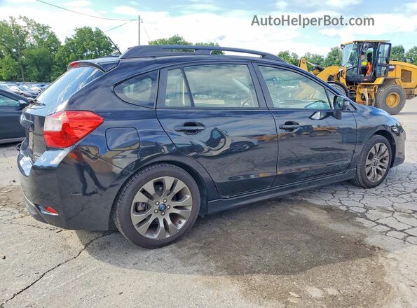 JF1GPAP62GH214645 2016 SUBARU IMPREZA Black Tył prawy