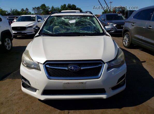 JF1GPAS69G8205710 2016 SUBARU IMPREZA White Вид спереду
