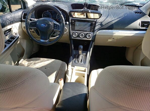 JF1GPAS69G8205710 2016 SUBARU IMPREZA White Вид панелі приладів