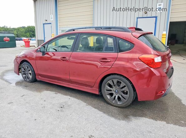 JF1GPAU64G8246548 2016 SUBARU IMPREZA Red Առջևի աջ