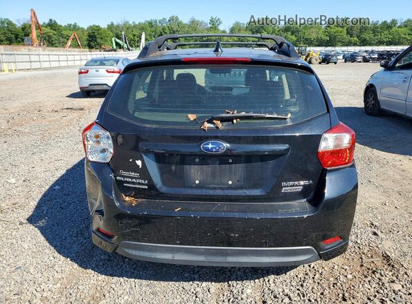 JF1GPAY67G8234324 2016 SUBARU IMPREZA Black Vista trasera