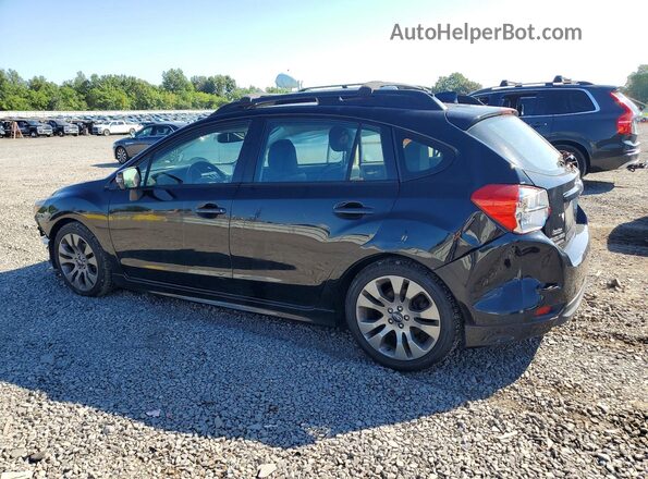 JF1GPAY67G8234324 2016 SUBARU IMPREZA Black Trasero izquierdo