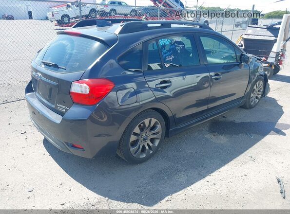 JF1GPAY67G8309670 2016 SUBARU IMPREZA Черный Задняя правая четверть