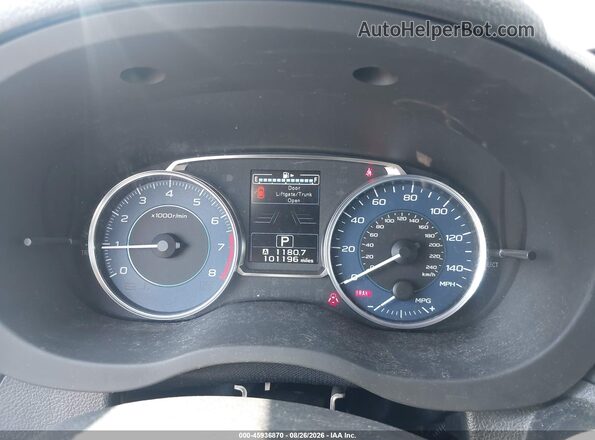 JF1GPAY67G8309670 2016 SUBARU IMPREZA Черный Вид задних сидений