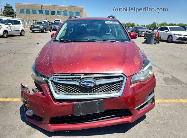 JF1GPAY68G8238950 2016 SUBARU IMPREZA Red წინა ხედი