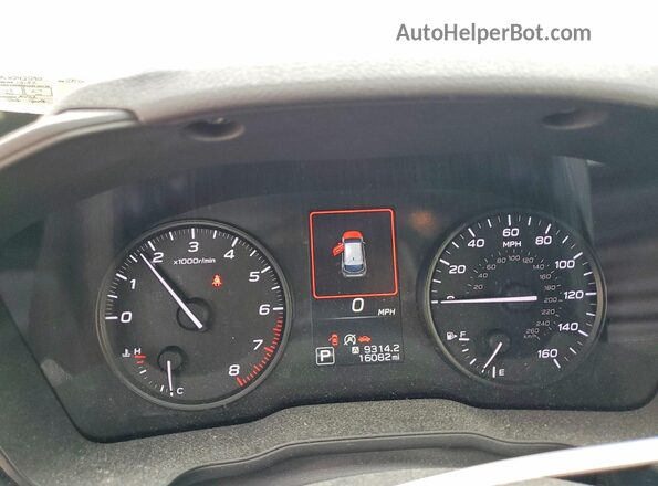 JF1GUABC0R8343590 2024 SUBARU IMPREZA Gray Vista del cuadro de instrumentos