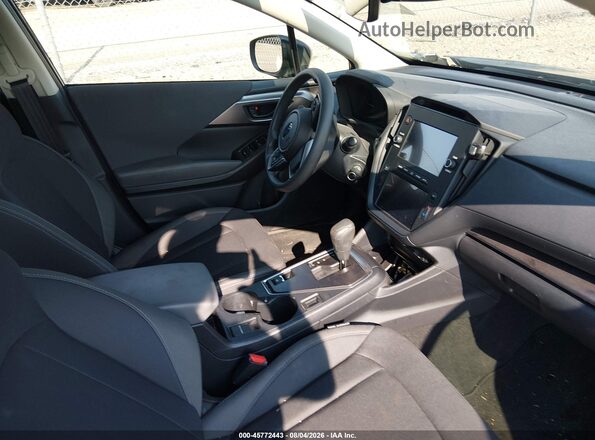 JF1GUABC0S8259744 2025 SUBARU IMPREZA Gray Vista interior delantera