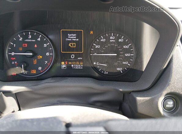 JF1GUABC0S8259744 2025 SUBARU IMPREZA Gray Vista de los asientos traseros
