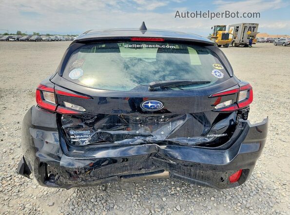 JF1GUABC2R8252546 2024 SUBARU IMPREZA Black Հետևի տեսք