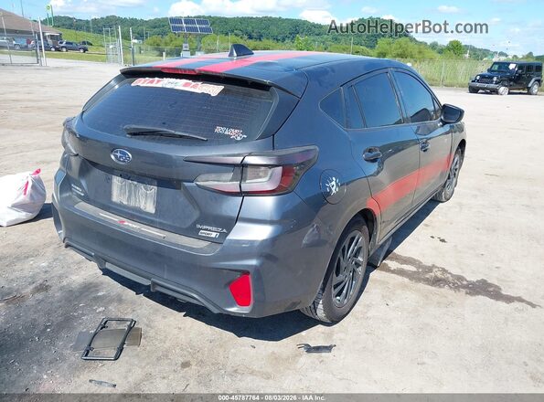 JF1GUABC2R8324345 2024 SUBARU IMPREZA Черный Задняя правая четверть