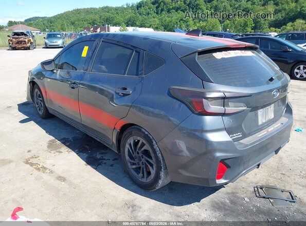 JF1GUABC2R8324345 2024 SUBARU IMPREZA Черный Задняя левая четверть
