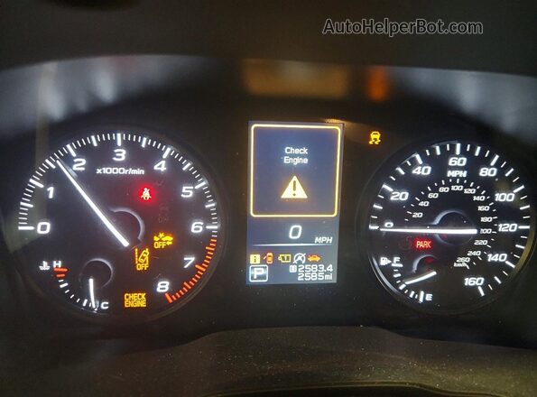 JF1GUABC2S8289179 2025 SUBARU IMPREZA Серебряный Вид щитка приборов