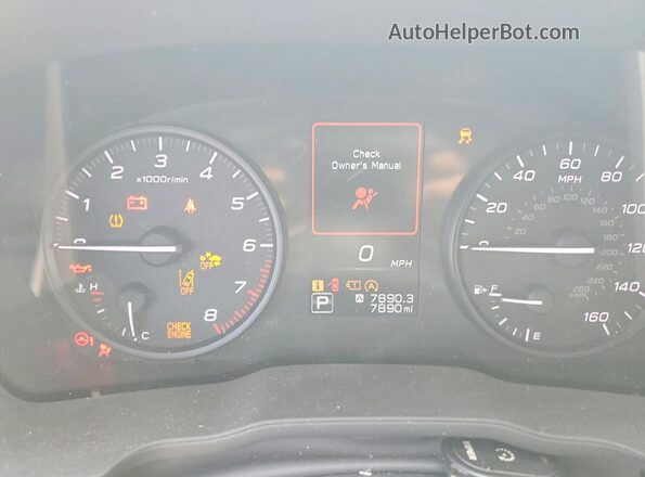 JF1GUABC4R8310611 2024 SUBARU IMPREZA Blue Սարքավորումների վահանակի տեսք