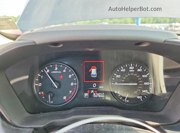 JF1GUABC4R8379864 2024 SUBARU IMPREZA Gray Սարքավորումների վահանակի տեսք