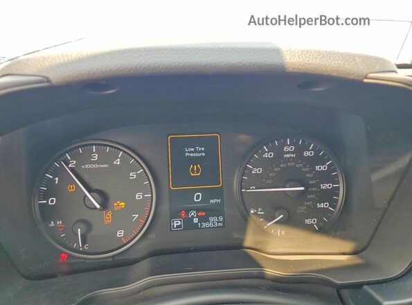 JF1GUABC4R8886165 2024 SUBARU IMPREZA Blue ხელსაწყოთა პანელის ხედი