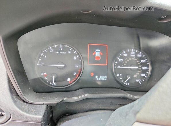JF1GUABC4S8284792 2025 SUBARU IMPREZA Gray ხელსაწყოთა პანელის ხედი