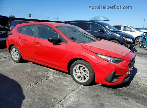 JF1GUABC6R8320380 2024 SUBARU IMPREZA Red Przód prawy