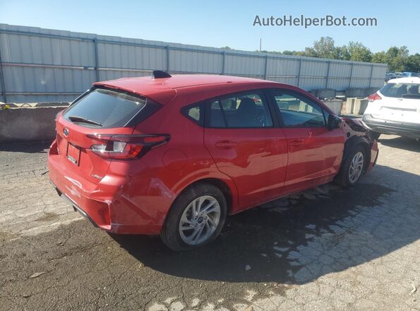 JF1GUABC6R8855287 2024 SUBARU IMPREZA Красный Задняя правая четверть