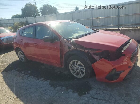 JF1GUABC6R8855287 2024 SUBARU IMPREZA Красный Передняя правая четверть